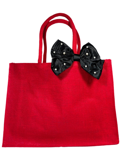 Borsa in juta colorata