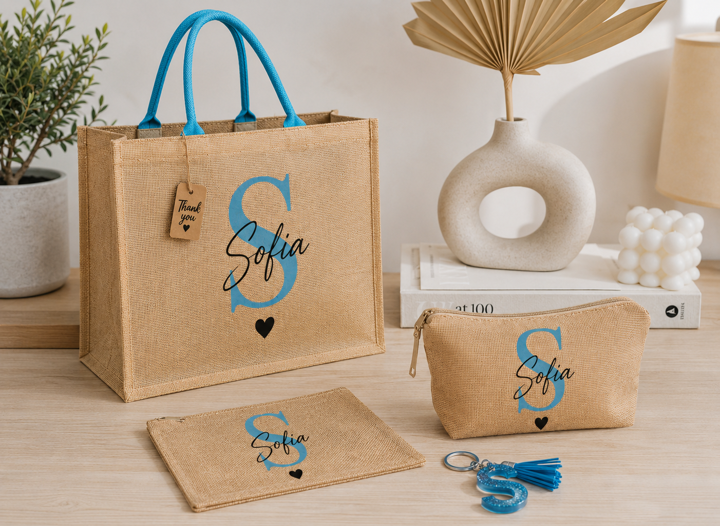 Pochette in Juta Personalizzata