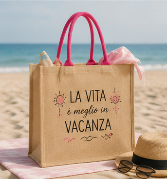Borsa in Juta Personalizzata
