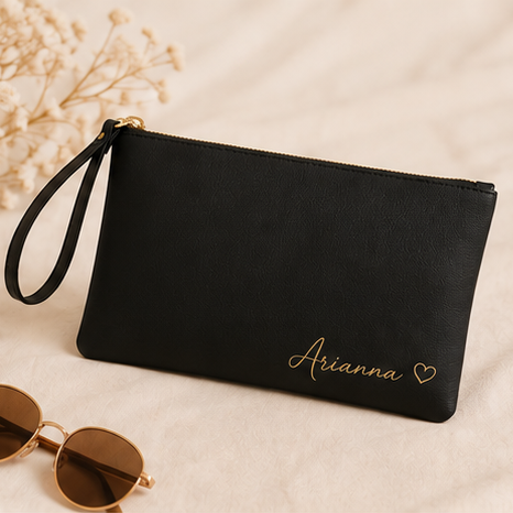Pochette Personalizzato in Ecopelle Saffiano