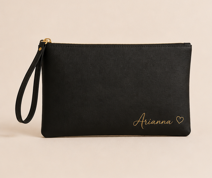 Pochette Personalizzato in Ecopelle Saffiano