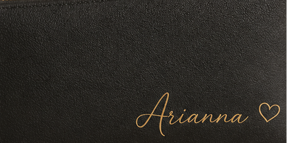 Pochette Personalizzato in Ecopelle Saffiano