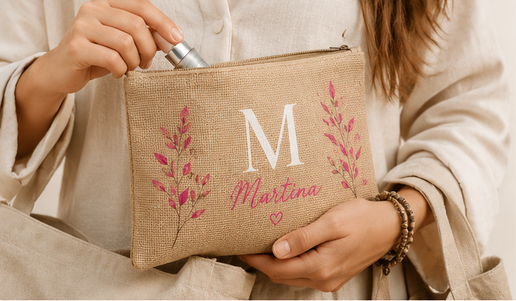 Pochette in Juta Personalizzata