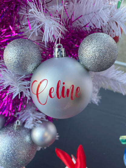 Palline topolino natalizie