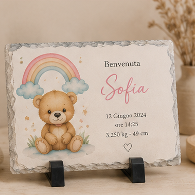 Ardesia Personalizzata con Foto e Dedica