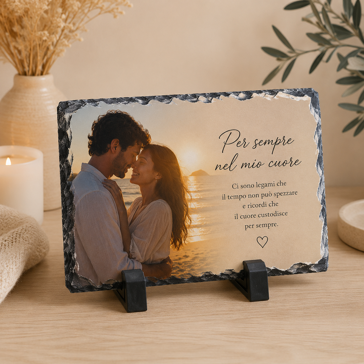 Ardesia Personalizzata con Foto e Dedica