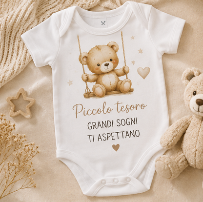 Body Neonato Personalizzato in Cotone
